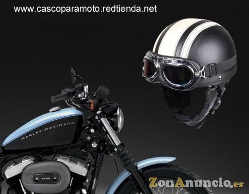 Casco custom ,retro para clasicas vespa